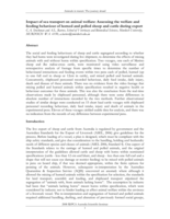 Impact of sea transport on animal welfare: Assessing the welfare and feeding behaviour of horned and polled sheep and cattle during export