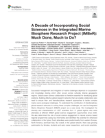 A decade of incorporating social sciences in the Integrated Marine Biosphere Research Project (IMBeR): Much Done, Much to Do?