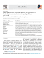 COVID-19: Rapid antigen detection for SARS-CoV-2 by lateral flow assay: A national systematic evaluation of sensitivity and specificity for mass-testing