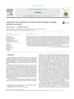 I Immunise: An evaluation of a values-based campaign to change attitudes and beliefs