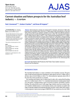 Current situation and future prospects for the Australian beef industry — A review