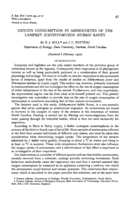 Oxygen consumption in ammocoetes of the lamprey Ichthyomyzon hubbsi Raney