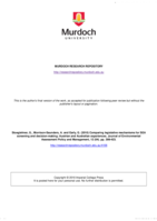 Comparing legislative mechanisms for SEA screening and decision-making: Austrian and Australian experiences