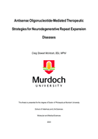 Antisense oligonucleotide-mediated therapeutic strategies for neurodegenerative repeat expansion diseases