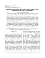 Chitinolytic and microsclerostatic activity of iranian strains of streptomyces plicatus and Frankia sp. on Olive Isolate of verticillium dahliae