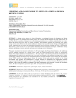 Utilizing a 3D game engine to develop a virtual design review system