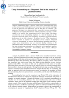 Using sensemaking as a diagnostic tool in the analysis of qualitative data