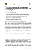 A high-performance spectral-spatial residual network for hyperspectral image classification with small training data