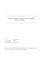 Uncertainty and imbalance: The freedom of protection provisions of the Fair Work Act 2009
