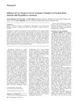 Influence of Low Oxygen Levels in Aeroponics Chambers on Eucalypt Roots Infected with Phytophthora cinnamomi