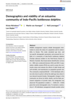 Demographics and viability of an estuarine community of Indo‐Pacific bottlenose dolphins