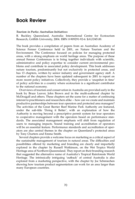 Book Review: R. Buckley, Tourism in Parks: Australian Initiatives