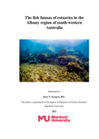 The fish faunas of estuaries in the Albany region of south-western Australia