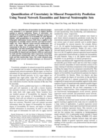 Quantification of uncertainty in mineral prospectivity prediction using neural network ensembles and interval neutrosophic sets