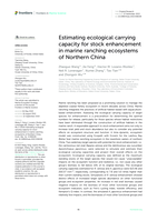 Estimating ecological carrying capacity for stock enhancement in marine ranching ecosystems of Northern China