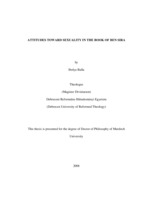 Attitudes toward sexuality in the Book of Ben Sira