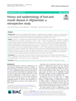 History and epidemiology of foot-and-mouth disease in Afghanistan: A retrospective study