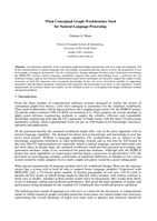 What conceptual graph workbenches need for natural language processing