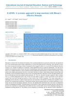 EADMS: A systemic approach to map emotions with Bloom's Affective Domain