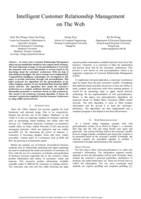 Intelligent customer relationship management on the Web