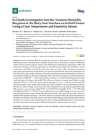 In-depth investigation into the transient humidity response at the body-seat interface on initial contact using a dual temperature and humidity sensor
