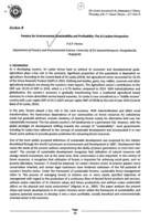 Forestry for environmental sustainability and profitability: The Sri Lankan perspective