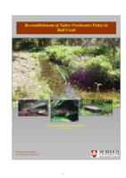 Re-establishment of native freshwater fishes in Bull Creek