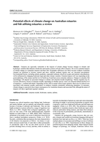 Potential effects of climate change on Australian estuaries and fish utilising estuaries: a review