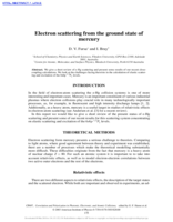 Electron scattering from the ground state of mercury