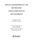 Molecular epidemiology and metabolomic characterisation of Cryptosporidium