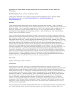 Accounting for cotton water use and productivity: A tool to estimate on-farm water use efficiencies