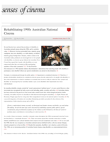 Rehabilitating 1990s Australian national cinema