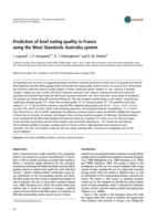 Prediction of beef eating quality in France using the Meat Standards Australia system