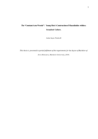 The “Constant Arm Wrestle”:  Young men’s construction of masculinities within a sexualised culture