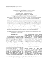 Antibacterial activity of Iranian Streptomyces coralus strain 63 against Ralstonia solanacearum