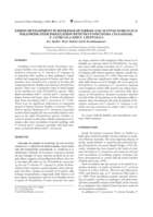 Lesion Development in seedlings of jarrah (Eucalyptus marginata) following stem inoculation with Phytophthora cinnamomi, Phytophthora citricola and Phytophthora cryptogea