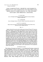 Age composition, growth, movements, meristics and parasites of the whiting, Merlangius merlangus, in the Severn Estuary and Bristol Channel