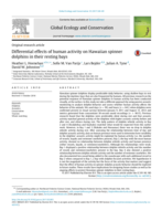 Differential effects of human activity on Hawaiian spinner dolphins in their resting bays