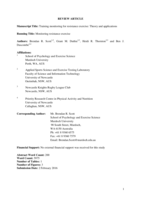 Training monitoring for resistance exercise: Theory and applications