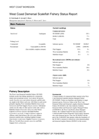 West Coast demersal scalefish fishery status report. In: State of the fisheries report 2009/10. Eds W. J. Fletcher and K. Santoro.