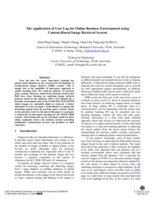 The application of user log for online business environment using content-based Image retrieval system