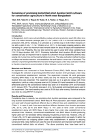 Screening of promising biofortified short duration lentil cultivars for conservation agriculture in North-west Bangladesh