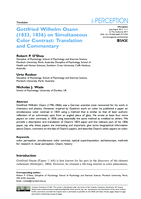 Gottfried Wilhelm Osann (1833, 1836) on Simultaneous Color Contrast: Translation and Commentary