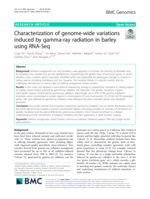 Characterization of genome-wide variations induced by gamma-ray radiation in barley using RNA-Seq