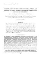 A comparison of the immunoglobulins, IgA, IgG and IgE in nasal secretions from normal and asthmatic children