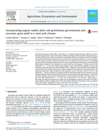 Incorporating organic matter alters soil greenhouse gas emissions and increases grain yield in a semi-arid climate
