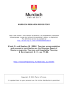 Tourism accommodation and economic contribution on the Ningaloo Coast of Western Australia