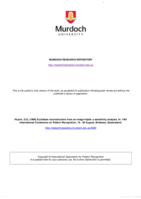 Euclidean reconstruction from an image triplet: a sensitivity analysis