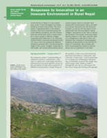 Responses to innovation in an insecure environment in rural Nepal