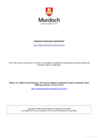 Forest Pathology: The threat of disease to plantation forests in Indonesia.